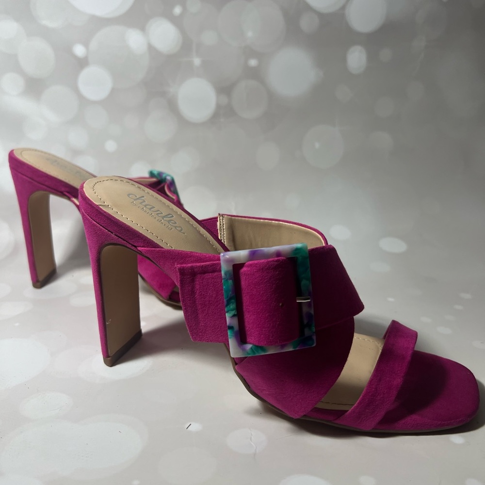 Pink Charles by Charles David sandals